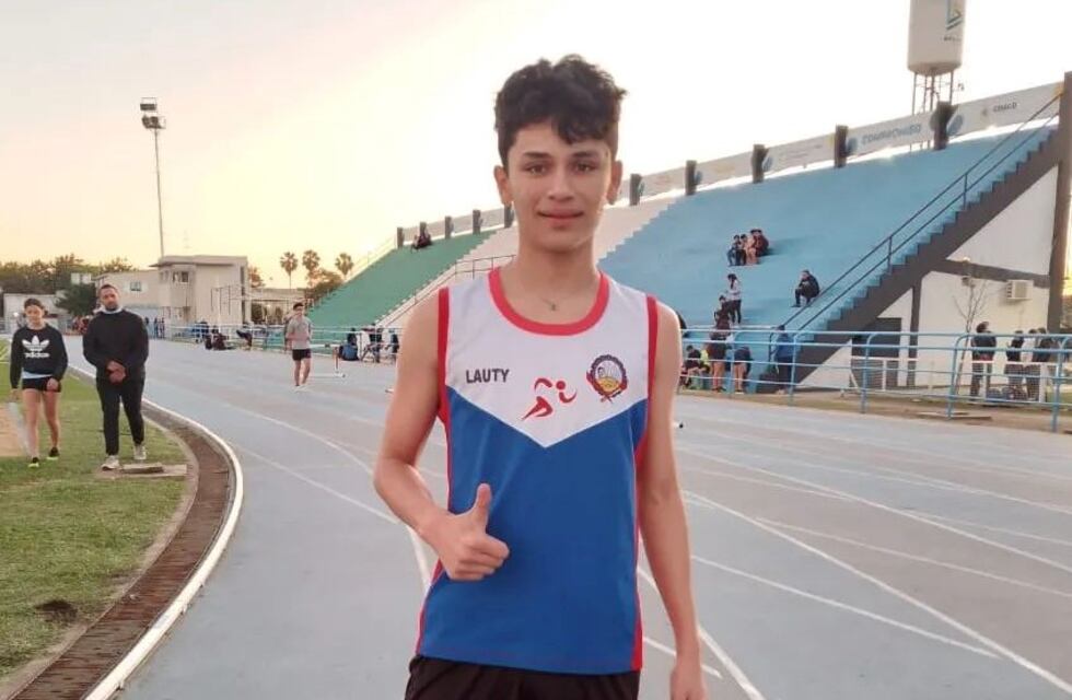 Atletismo: el puntaltense Lautaro Bermejo participó del Campeonato Nacional U-18