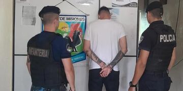 Detuvieron a un hombre que le propinó feroz golpiza a su ex pareja en Bernardo de Irigoyen.