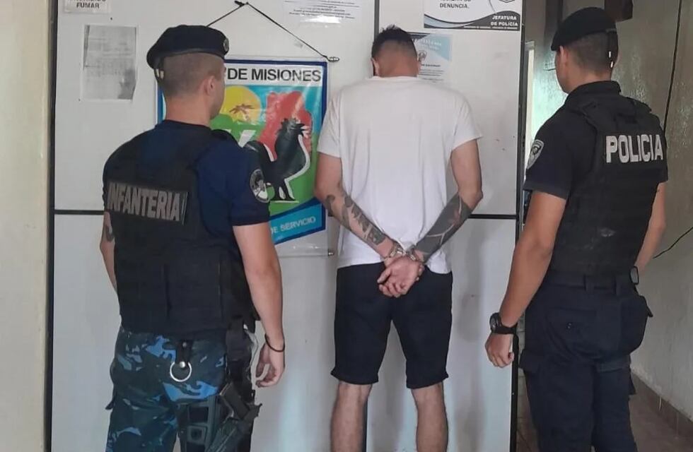 Detuvieron a un hombre que le propinó feroz golpiza a su ex pareja en Bernardo de Irigoyen