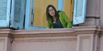 Sabina Frederic en la Casa Rosada. (Federico López Claro)