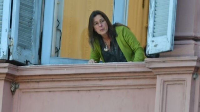 Sabina Frederic en la Casa Rosada. (Federico López Claro)