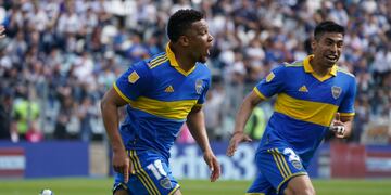 Fabra puso el primero para Boca. (Gentileza Clarín).