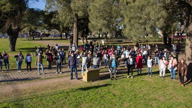 Posta de vacunación itinerante en el Barrio El Sol