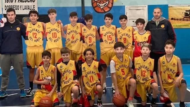 Pedro Del Grazia, Ignacio Rial y Simón Avaca, integran el equipo U 13 de Bahiense del Norte.