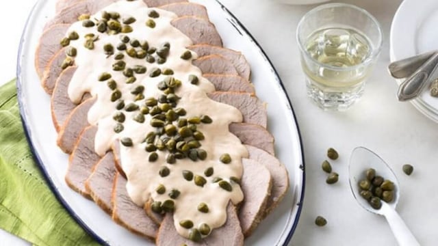 Cómo hacer vitel toné para Navidad.