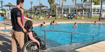 Accesibilidad en termas. Prensa Colón