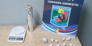 Investigaban un robo y desarticularon un kiosco narco en Comandante Andresito.