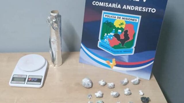 Investigaban un robo y desarticularon un kiosco narco en Comandante Andresito.