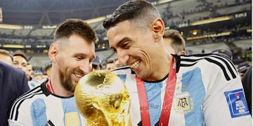 Messi y Di María, campeones del mundo y emblemas de la Selección Argentina. ¿Estarán en los Juegos Olímpicos?