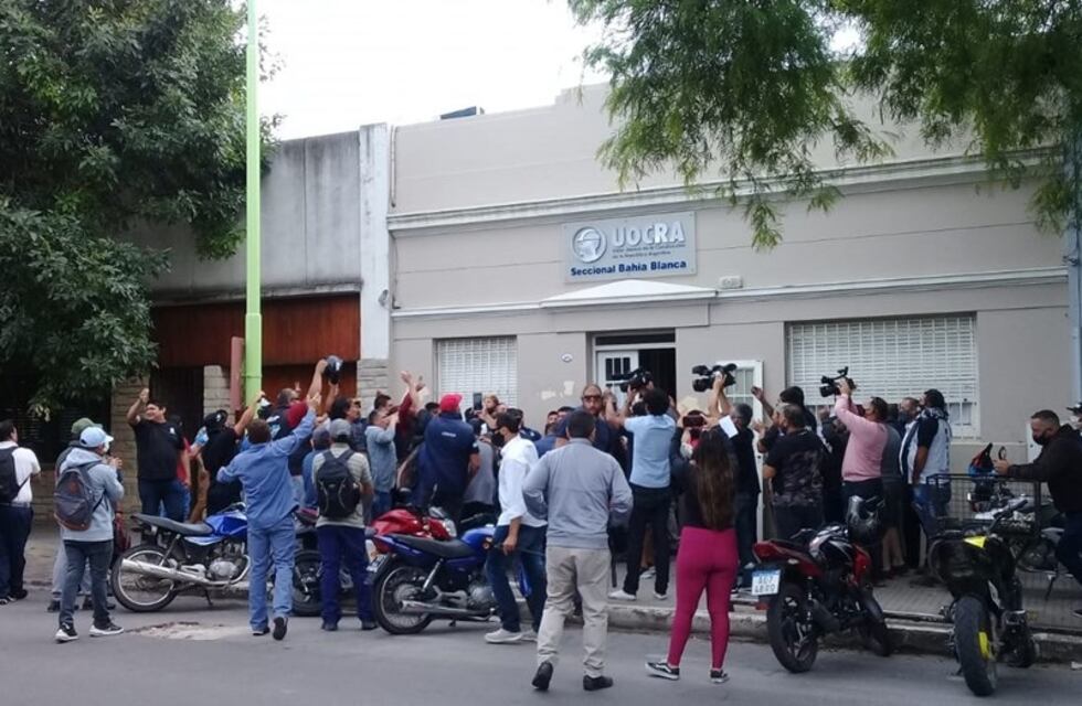 Grupo de la UOCRA disidente había tomado la Sede de Bahía Blanca