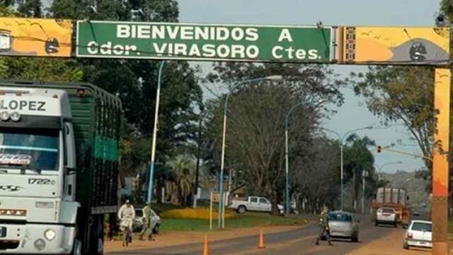 GOBERNADOR VIRASORO. Donde ocurrió el hecho (Foto Corrientes Hoy).