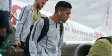 "Bebelo" Reynoso vino a Córdoba con Boca. Los hinchas estarán en Kempes para apoyar al primer equipo tras la derrota con River.