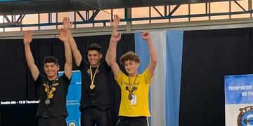 El concordiense de 14 años se consagró campeón nacional.