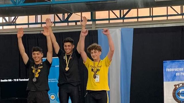 El concordiense de 14 años se consagró campeón nacional.