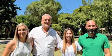 Florencia Muriel, Alcides Calvo, Bárbara Chivallero y Andrés Brarda