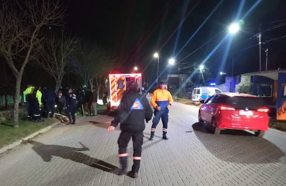 Robo en La Falda: víctima herida y accidente durante la huida de los delincuentes