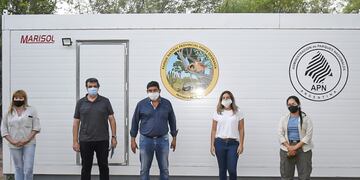 Avanzan las obras en el Parque Provincial de Fuerte Esperanza.