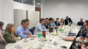 Reunión del bloque PRO en la Cámara de Diputados, conducida por Cristian Ritondo (Foto: PRO Diputados)