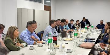 Reunión del bloque PRO en la Cámara de Diputados, conducida por Cristian Ritondo (Foto: PRO Diputados)