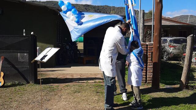 La ceremonia en la casa de Octavio (Gentileza)