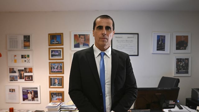 El abogado Juan Pablo Gallego, representante legal de los padres de Loan Peña. Foto: Maximiliano Luna/NA.