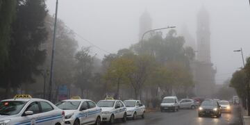 Clima gris en San Luis.