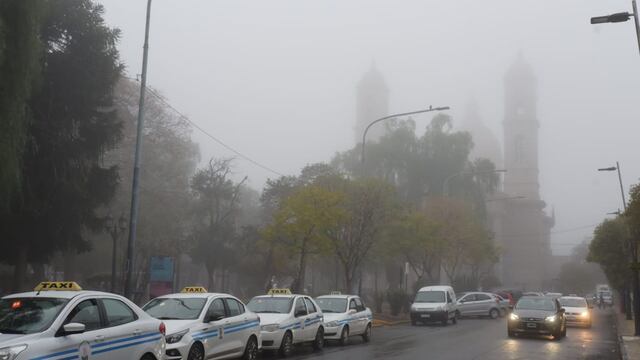 Clima gris en San Luis.