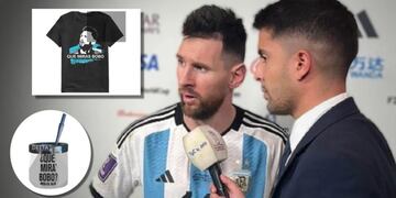 “Qué mirás, bobo”: ya es furor el merchandising con la frase de Lionel Messi.