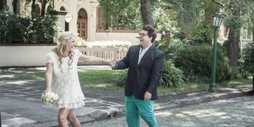 Darío Barassi y Luli Gómez Centurión, en su boda hace 7 años.