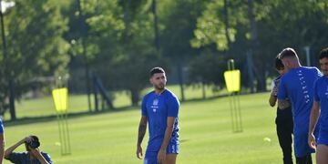 Nahuel Bustos sufrió un desgarro y estará al margen al 20 días en Talleres (Javier Ferreyra / La Voz).