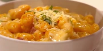 Ñoquis de calabaza muy fáciles de hacer.