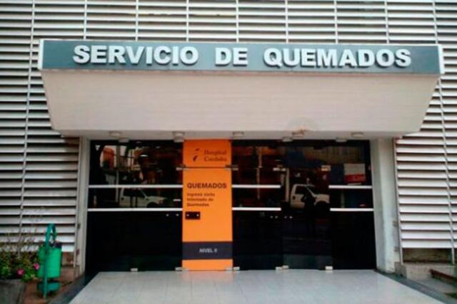 El hombre fue derivado al Instituto del Quemado de la ciudad de Córdoba.