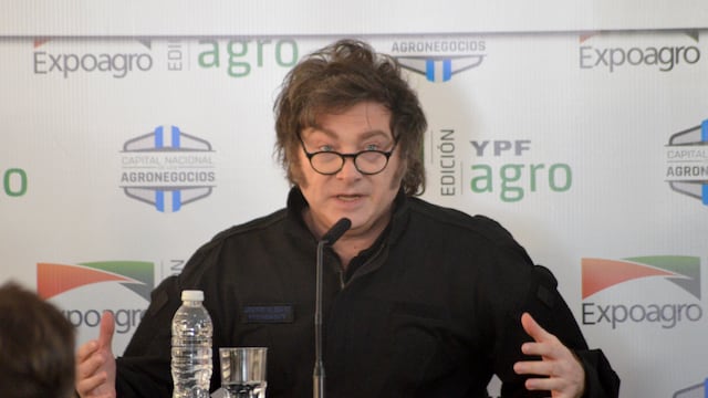 El presidente Javier Milei presente en la feria Expoagro 2025. (Prensa Expoagro)