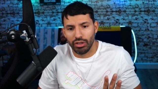 Sergio Agüero en Twitch.