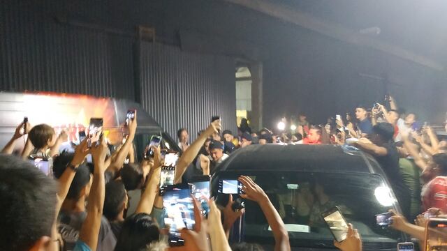 Una multitud recibió a la Joya.