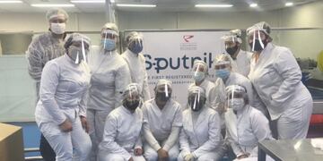 Argentina. Los científicos que trabajaron en la Sputnik V (Foto: Laboratorio Richmond).