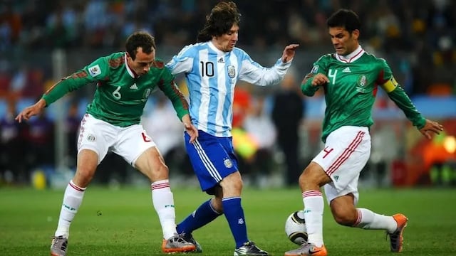 Argentina enfrentó a México en Sudáfrica 2010. Foto: Getty Images