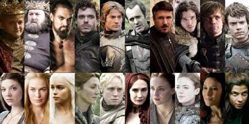 El elenco de Game of Thrones.