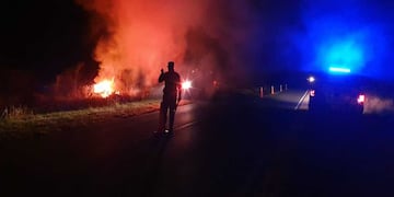 Accidente de transito en ruta provincial 17 entre Balnearia y Altos de Chipión.