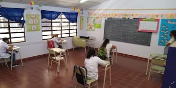 Regreso a la escuela primaria en Rafaela