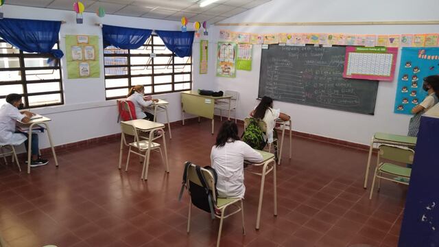 Regreso a la escuela primaria en Rafaela