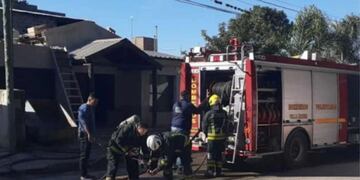 Salvaron a un niño de un incendio en Villa María