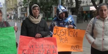 La familia de Axel pide que la Justicia dé respuesta a sus pedidos.