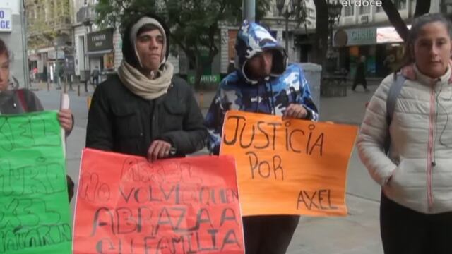 La familia de Axel pide que la Justicia dé respuesta a sus pedidos.