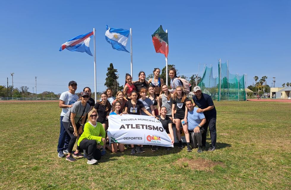 Atletas concordienses en la instancia nacional de los Juegos Evita