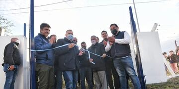 Jaldo encabezó la inauguración de un nuevo pozo de agua en la Comuna de Huasa Pampa Sud, en La Cocha
