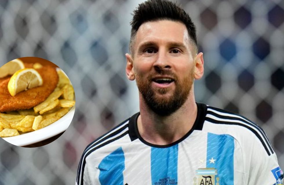 Furor por Leo Messi: la milanesa gigante que tiene la cara del capitán argentino