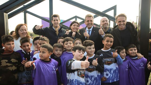 Sergio Massa en Quilmes.