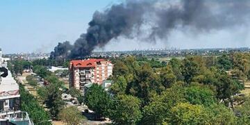Un incendio se registró en la subestación Parque Avellaneda.