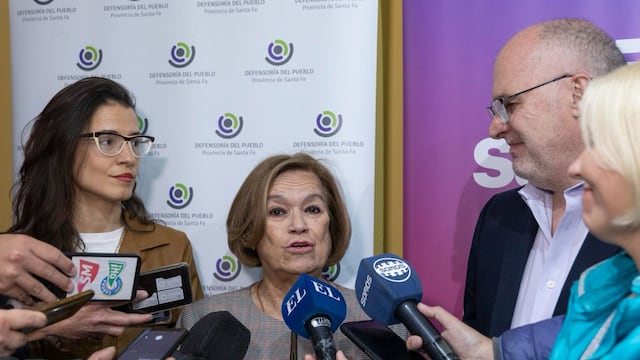 María Fernanda Telesco, Alicia Tate y Jorge Henn en la presentación de la "Ley Chachi"